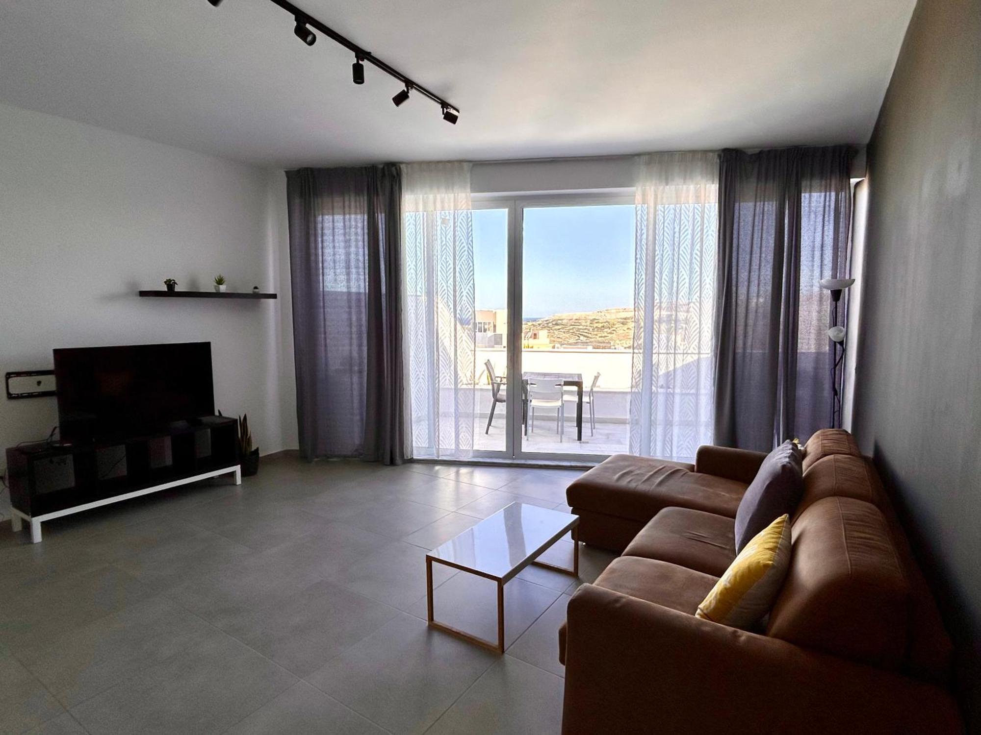 Апартаменти Qawra Penthouse 4Person Ac+Wifi Сент-Полс-Бей Екстер'єр фото