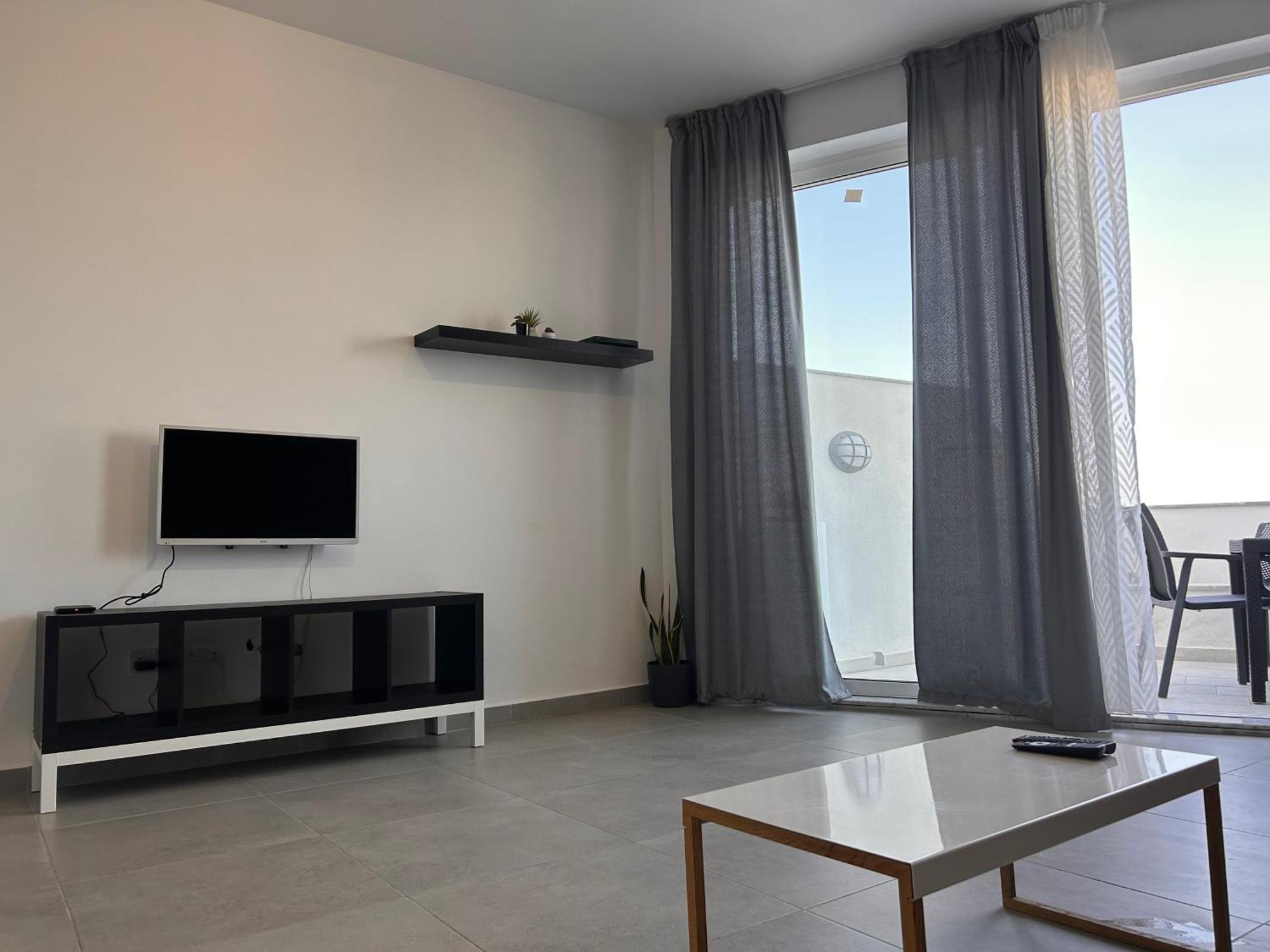 Апартаменти Qawra Penthouse 4Person Ac+Wifi Сент-Полс-Бей Екстер'єр фото