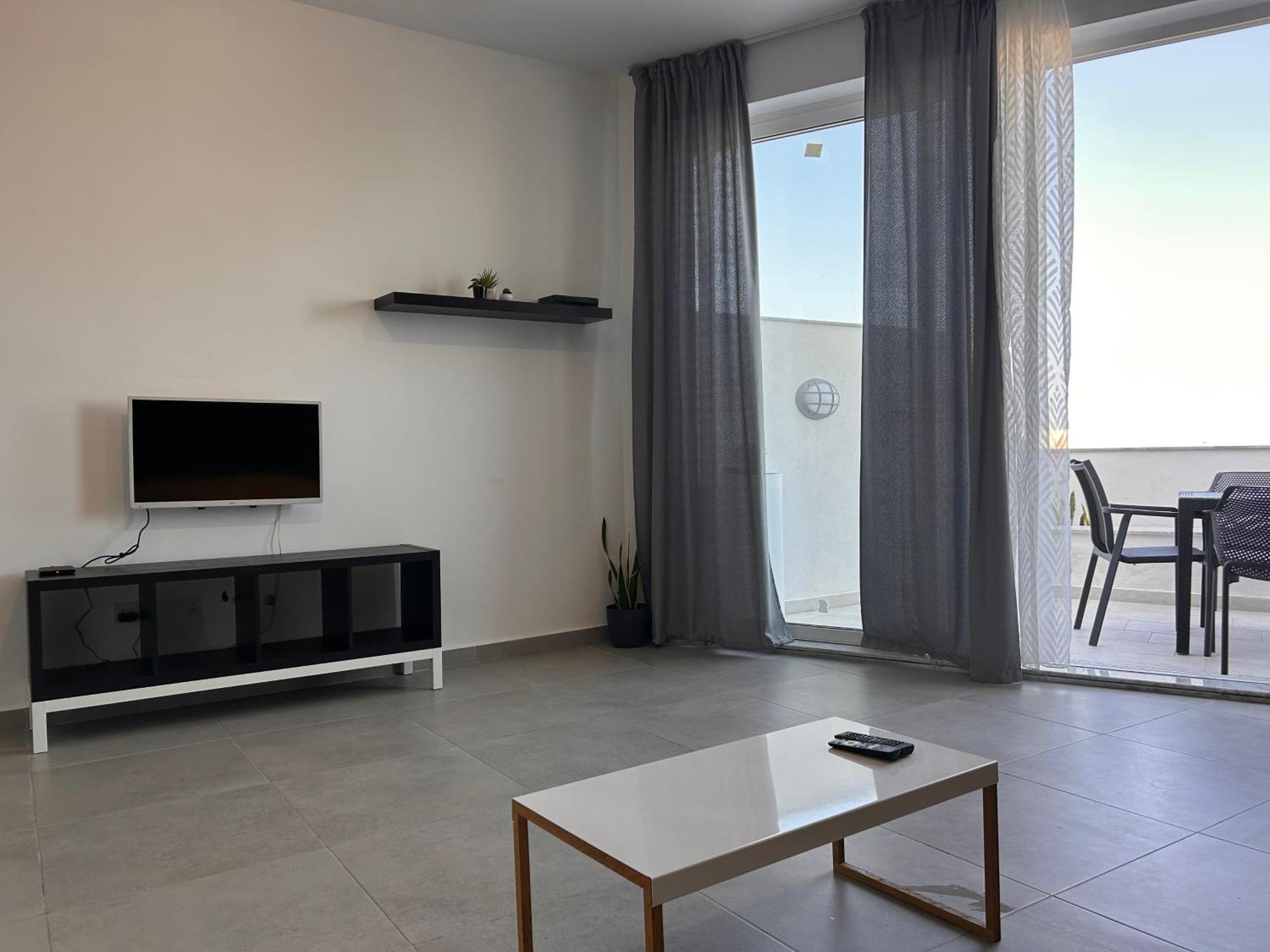 Апартаменти Qawra Penthouse 4Person Ac+Wifi Сент-Полс-Бей Екстер'єр фото